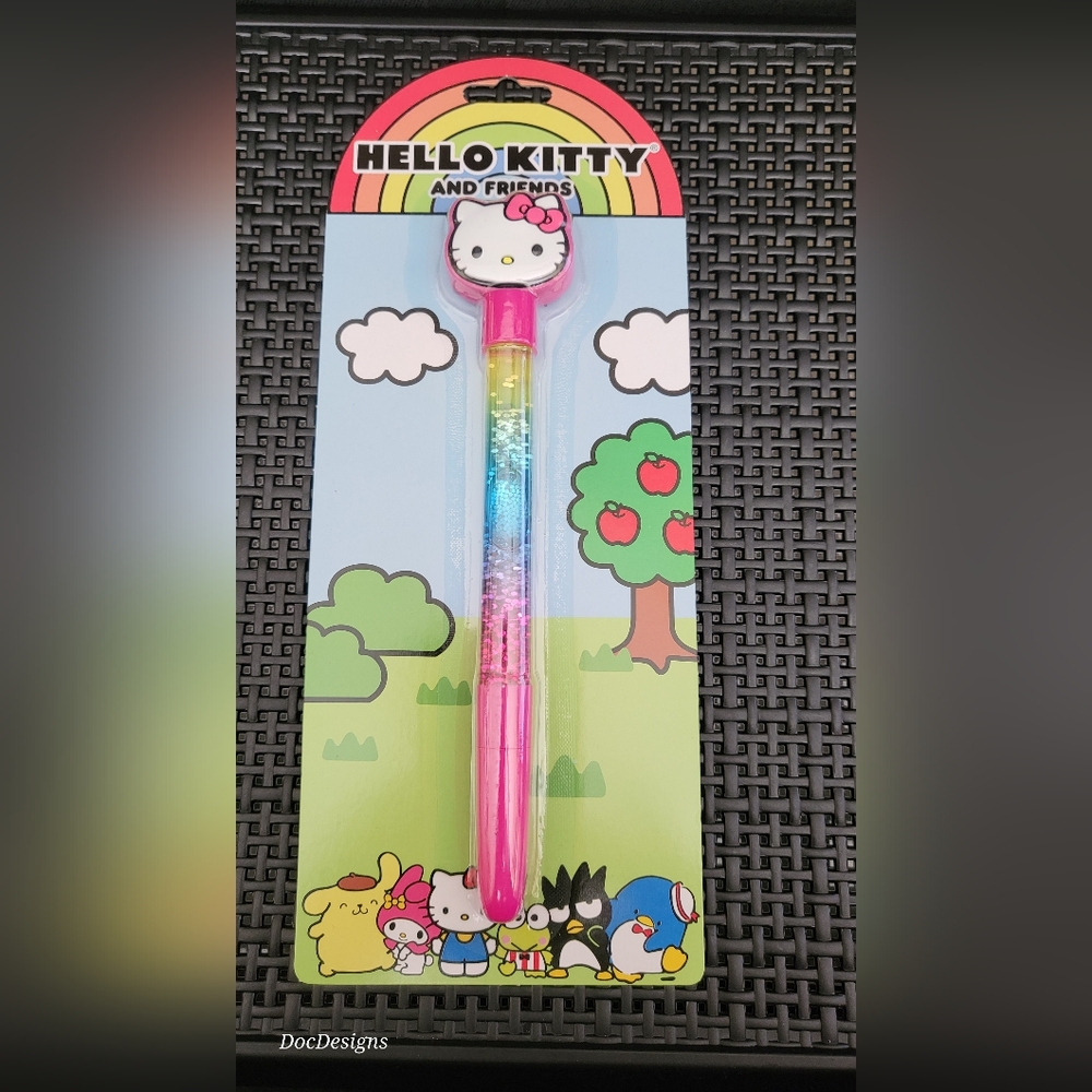 Hello Kitty and Friends Glitter Pen with Topper